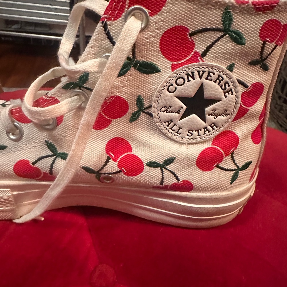 Converse All Star Cherry Canvas High-Tops